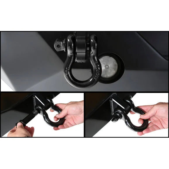 Load image into Gallery viewer, Overland Vehicle Systems 3/4&quot; 4.75 Ton D-Ring Recovery Shackles
