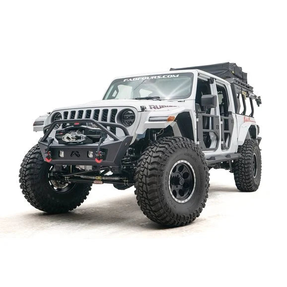 Load image into Gallery viewer, Fab Fours Front Stubby Bumper for 18-22 Jeep Wrangler JL &amp; Gladiator JT
