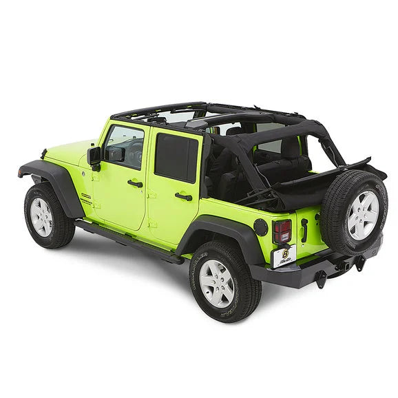 Load image into Gallery viewer, Bestop 54923-35 Trektop NX Glide Soft Top in Black Diamond for 07-18 Jeep Wrangler JK 4 Door
