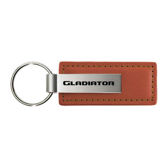 Load image into Gallery viewer, Automotive Gold Leather Gladiator Keychain
