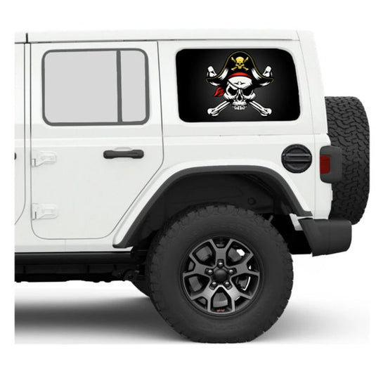 Under The Sun Inserts Side Window Decal for 07-24 Jeep Wrangler JK and JL Unlimited