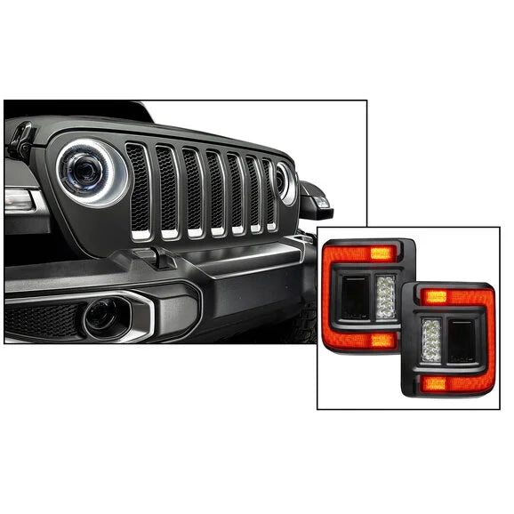 Load image into Gallery viewer, Oracle Lighting 5884-504-T Flush Mount led Tail Lights for 18-24 Jeep Wrangler JL
