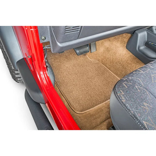 Auto Custom Carpets Premium Front Floor Mats for 97-98 Jeep Wrangler TJ