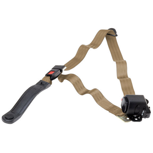 Seatbelt Solutions 3 Point Retractable Lap & Shoulder Harness with Push-Button Buckle