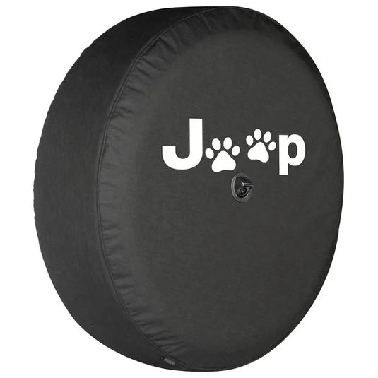 Boomerang Enterprises Jeep Paw Print Logo Tire Cover for 18-21 Jeep Wrangler JL