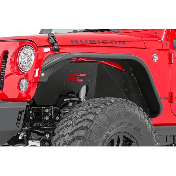 Load image into Gallery viewer, Rough Country 10511 Front &amp; Rear Inner Fender Liners for 07-18 Jeep Wrangler JK

