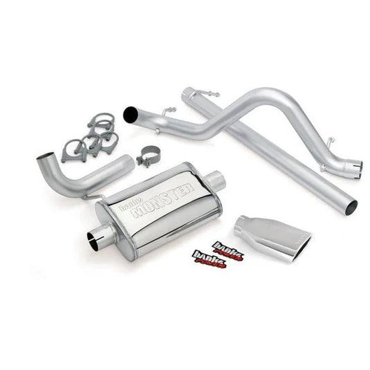 Banks Power Monster Exhaust for 07-11 Jeep Wrangler JK 2 Door with 3.8L V-6