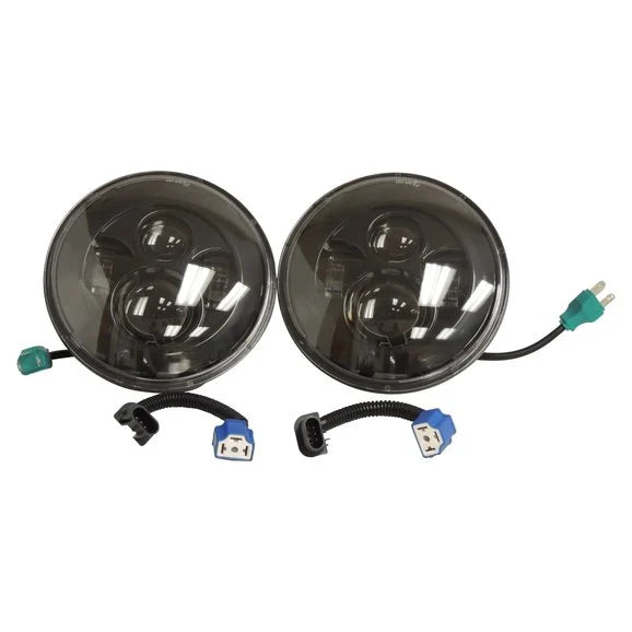 Crown Automotive RT28104 LED Headlight Kit for 55-86 Jeep CJ and 97-18 Wrangler TJ, Unlimited & JK