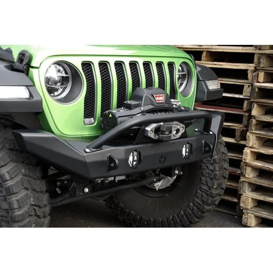 HyLine OffRoad Summit Modular Front Winch Bumper End Caps for 18-24 Jeep Wrangler JL & Gladiator JT