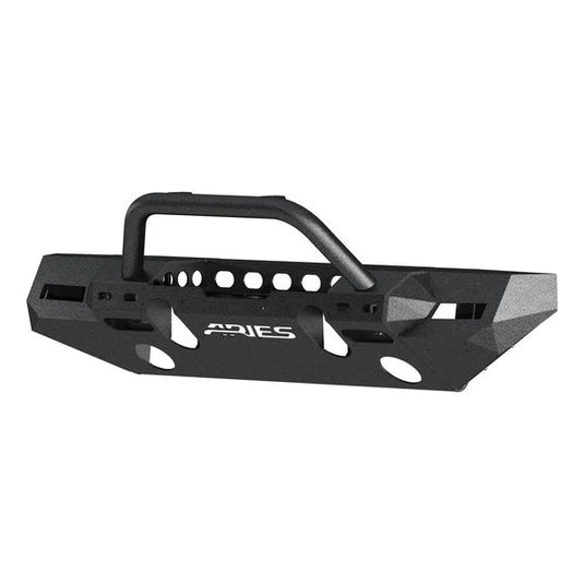 Aries TrailChaser Front Bumper with Turn Signal Corner End Caps & Brush Guard for 18-24 Jeep Wrangler JL Unlimited & Gladiator JT