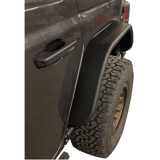 Warrior Products Tube Fender Flares for 18-24 Jeep Wrangler JL