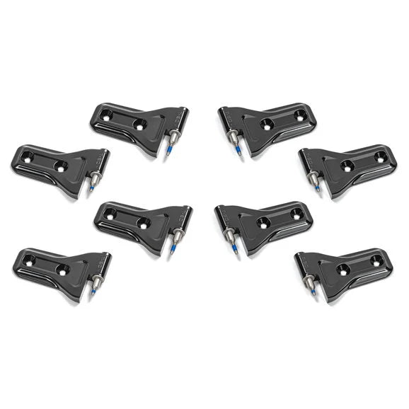 Load image into Gallery viewer, Quadratec Front &amp; Rear Door Hinges for 18-21 Jeep Wrangler JL Unlimited 4-Door
