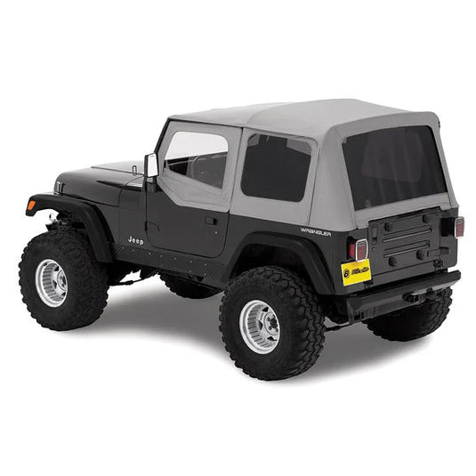 Bestop Replace-a-top Soft Top with Half Door Skins & Tinted Windows for 88-95 Jeep Wrangler YJ