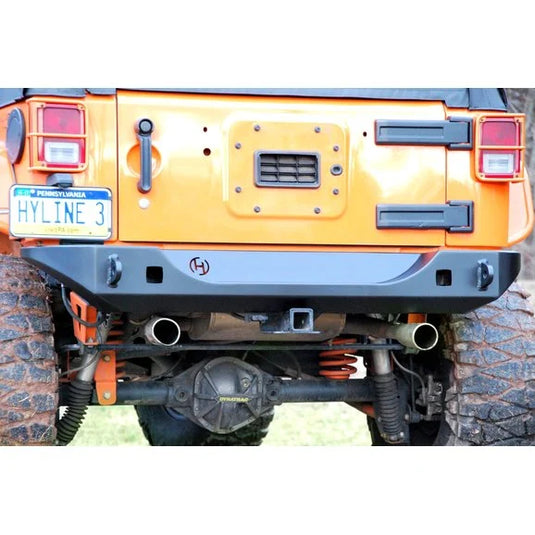 HyLine OffRoad 400.200.180 Ridgeline Midwidth Rear Bumper for 07-18 Jeep Wrangler JK