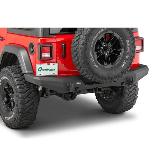 Quadratec Brute Strength Aluminum Rear Bumper for 18-24 Jeep Wrangler JL