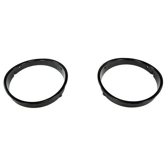 Rugged Ridge 12419.23 Headlamp Bezels in Black for 97-06 Jeep Wrangler TJ & Unlimited