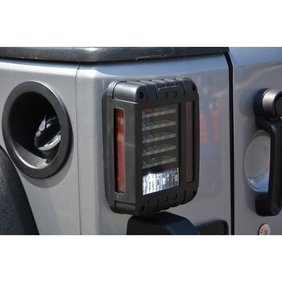 DV8 Offroad TLJK-01 LED Tail Lights for 07-18 Jeep Wrangler JK