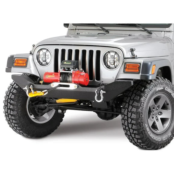 Load image into Gallery viewer, Body Armor TJ-19531 4X4 Front Formed Winch Bumper for 87-06 Jeep Wrangler YJ, TJ &amp; Unlimited
