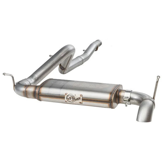 aFe Power 49-46221 Mach Force XP Hi-Tuck 3" CAT Back Exhaust for 12-18 Jeep Wrangler JK 2 Door with 3.6L