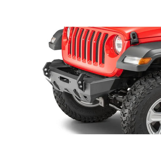 Rugged Ridge 11540.32 HD Stubby Front Bumper for 07-24 Jeep Wrangler JL, JK & Gladiator JT