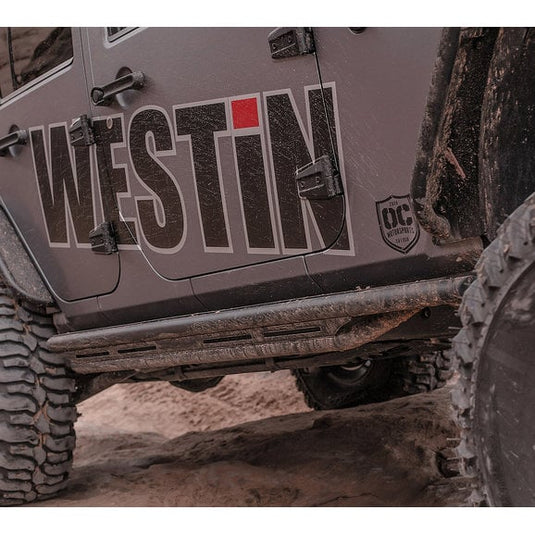 Westin 42-6015 Triple Tube Rock Rails for 07-18 Jeep Wrangler JK Unlimited 4-Door