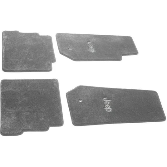 Lloyd Mats J0430167 4-Piece Floor Mats in Gray with Silver Logo for 09-10 Jeep Grand Cherokee WK