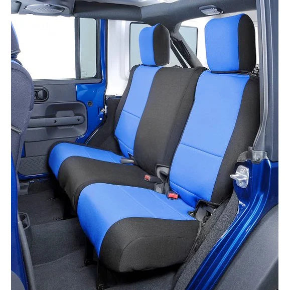 Load image into Gallery viewer, Coverking Custom Rear Seat Covers for 13-18 Jeep Wrangler Unlimited JK 4 Door
