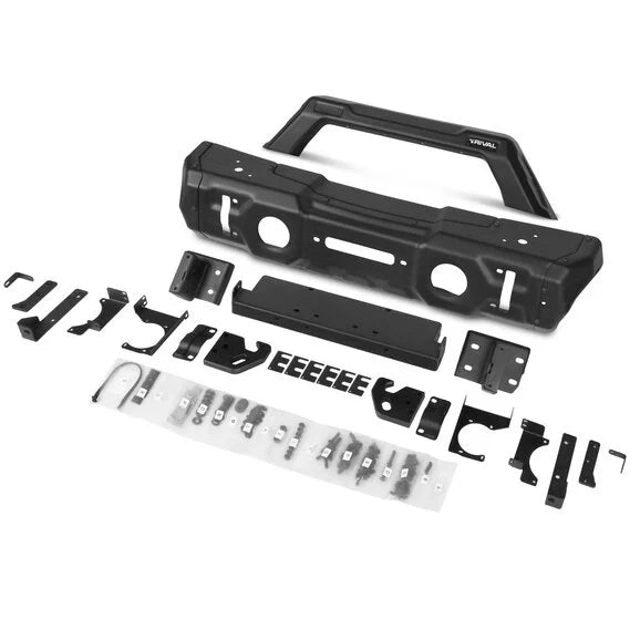 Load image into Gallery viewer, Rival 4x4 Front Modular Stamped Steel Bumper for 07-24 Jeep Wrangler JK, JL &amp; Gladiator JT
