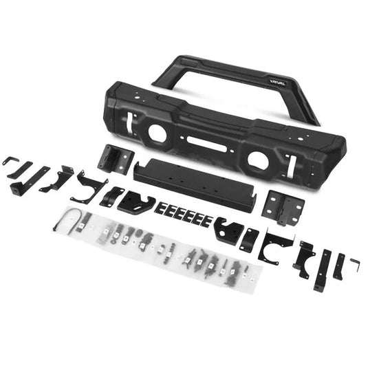 Rival 4x4 Front Modular Stamped Steel Bumper for 07-24 Jeep Wrangler JK, JL & Gladiator JT