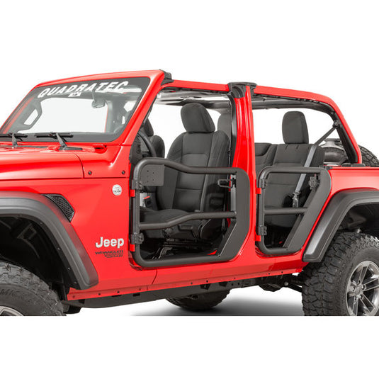 Rugged Ridge Fortis Tube Doors for 18-24 Jeep Wrangler JL & Gladiator JT