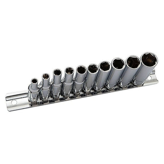 Eastwood 32174 10-Piece 1/4" Drive SAE Deep Socket Set