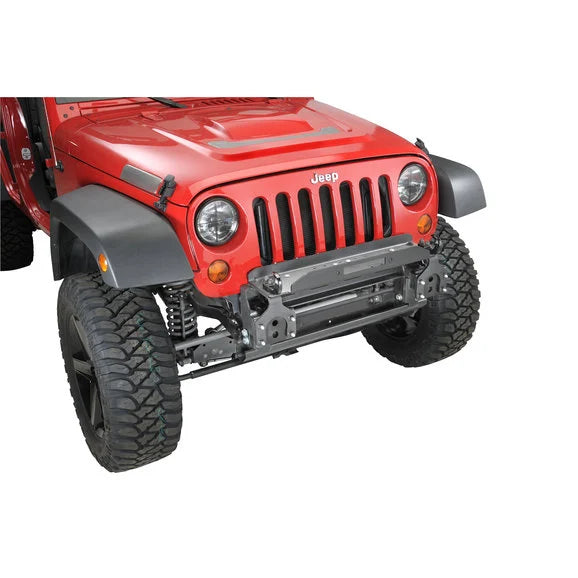 Load image into Gallery viewer, WARN Winch Mounting Plate for 07-18 Jeep Wrangler JK with OE Bumper
