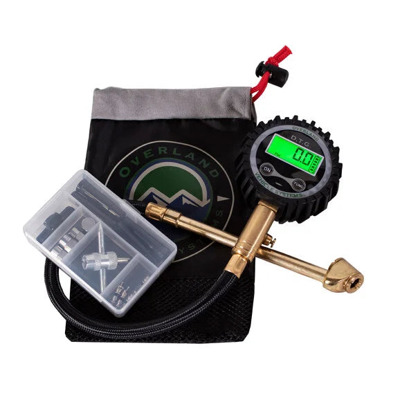 Load image into Gallery viewer, Up Down Air 12010001 Digital Tire Gauge with Valve Kit &amp; Storage Bag
