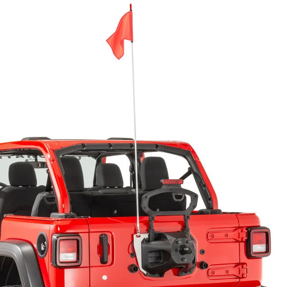 Quadratec Trail Flag with Mount Kit for 18-24 Jeep Wrangler JL