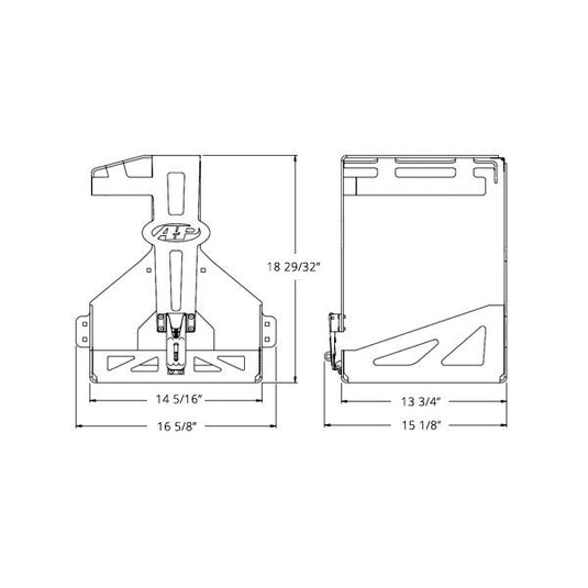 All-Pro Off-Road Aluminum Jerry Can Holder