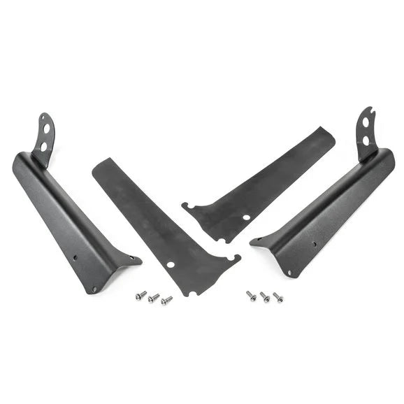 Load image into Gallery viewer, Quadratec LED Light Bar Windshield Pillar Mounting Brackets for 97-06 Jeep Wrangler TJ
