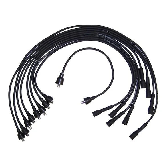 Crown Automotive 83300090 Spark Plug Wire Set for 72-83 Jeep CJ Series with 5.0L 304c.i. or 5.9L 360c.i. 8 Cylinder Engine