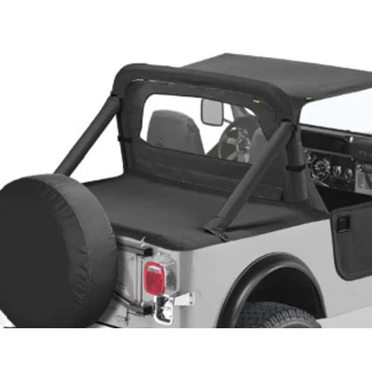 Bestop 90002-15 Duster Deck Covers for 87-91 Jeep Wrangler YJ with Factory Soft Top and 1/2 Steel Doors
