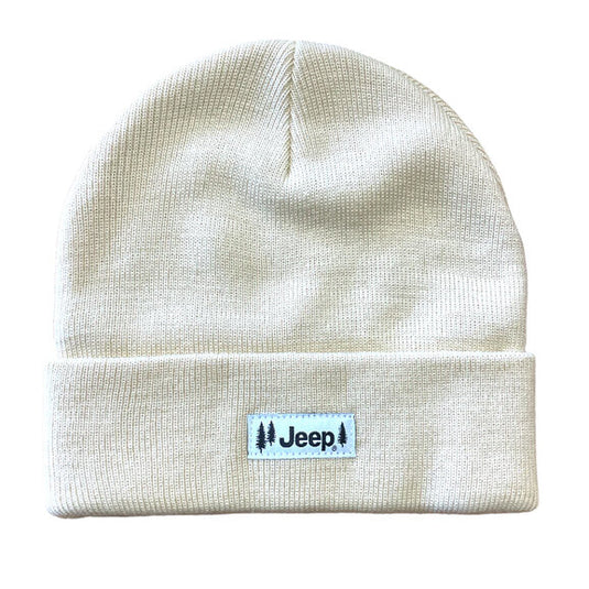 Jeep Merchandise Jeep Pines Patch Flip Knit Beanie Hat