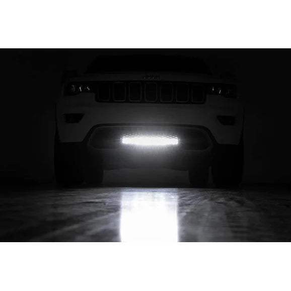 Load image into Gallery viewer, Rough Country 20in LED Light Bar with Bumper Mount Kit for 11-21 Jeep Grand Cherokee WK2
