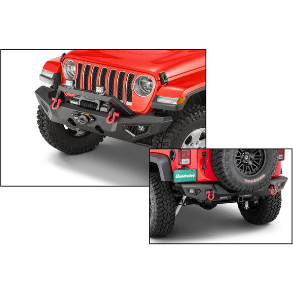 Load image into Gallery viewer, Carnivore Front &amp; Rear Bumper Combo for 07-18 Jeep Wrangler JK
