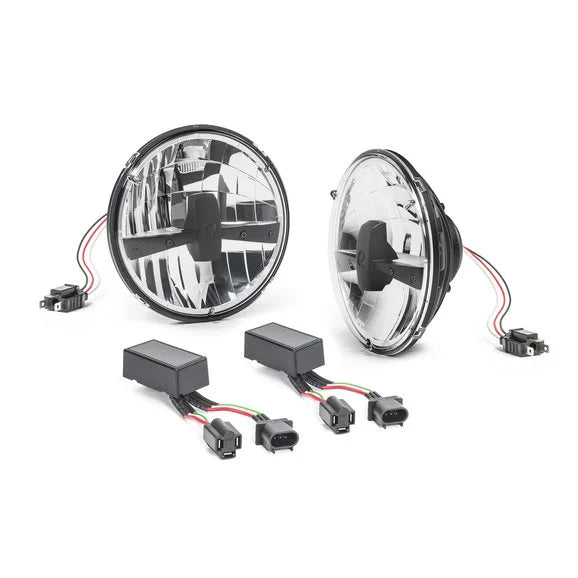 Load image into Gallery viewer, Quadratec Gen II LED Headlights for 07-18 Jeep Wrangler JK
