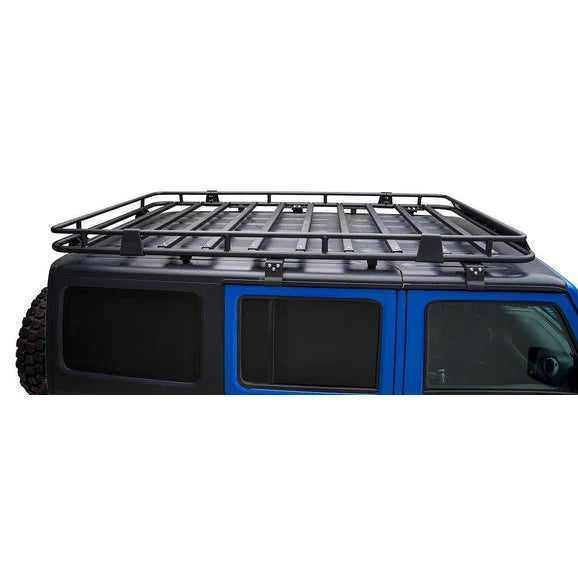 Load image into Gallery viewer, Paramount Automotive 81-10800 Full-Length Roof Rack for 07-18 Jeep Wrangler Unlimited JK 4-Door
