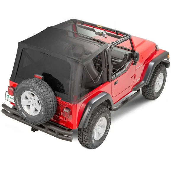 QuadraTop Gen II Complete Soft Top with Upper Doors for 97-06 Jeep Wrangler TJ