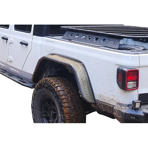 Load image into Gallery viewer, Warrior Products Rear Tube Fender Flares for 20-23 Jeep Gladiator JT
