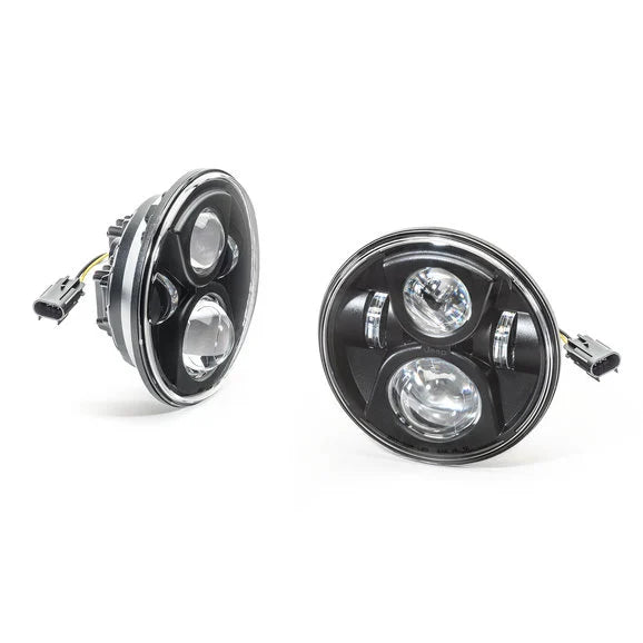 Load image into Gallery viewer, Mopar 82214333AB LED Headlight Kit in Black for 11-18 Jeep Wrangler JK
