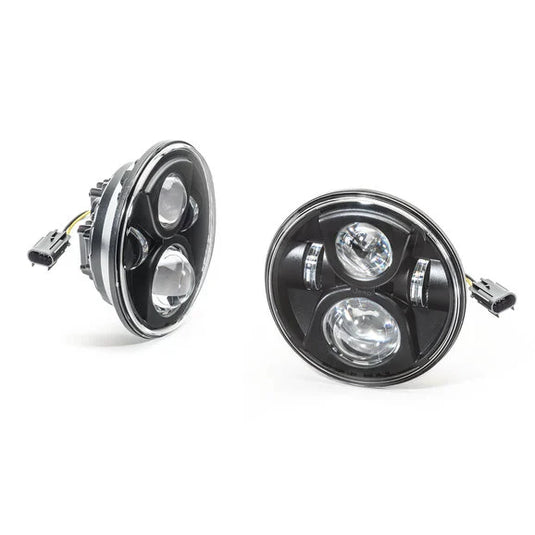 Mopar 82214333AB LED Headlight Kit in Black for 11-18 Jeep Wrangler JK