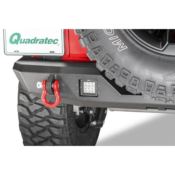 Load image into Gallery viewer, Quadratec Mid Width Rear Bumper for 07-18 Jeep Wrangler JK
