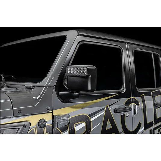 Oracle Lighting 5855-001 LED Off-Road Side Mirrors for 18-22 Jeep Wrangler JL & Gladiator JT