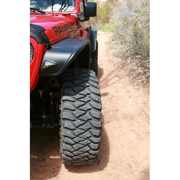 Load image into Gallery viewer, Bushwacker 10923-07 Flat Style Fender Flares for 18-24 Jeep Wrangler JL
